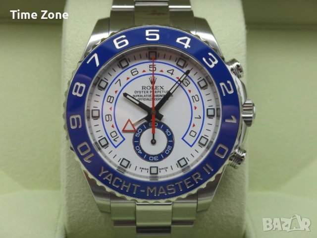 Rolex Yacht-Master II 44mm Yellow Gold White Dial Ceramic Automatic Различни Варианти, снимка 15 - Мъжки - 54047636