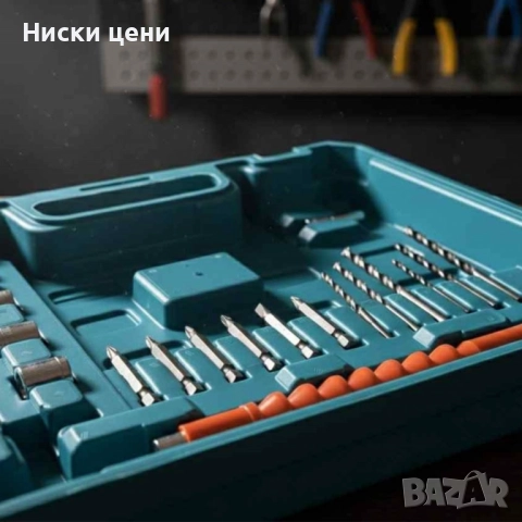Комплект бормашина с двойна батерия и безчетков мотор за точност и мощност във всеки детайл, снимка 3 - Куфари с инструменти - 52380813