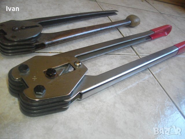 Нови Немски Чембер Клещи За Метални Ленти/Ползвани Български Соц Чембер Клещи За Метални Ленти, снимка 2 - Клещи - 40191239