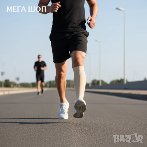 Еластичен поддържащ чорап VBOSI – Облекчение при тежест и подуване, снимка 2 - Спортна екипировка - 52643446