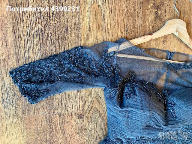 Луксозна бална рокля с тюл и дантела – елегантен силует, M, снимка 7 - Рокли - 54203135