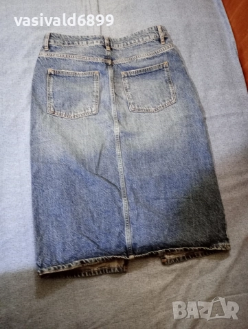 Дънкова пола , снимка 8 - Поли - 51479760