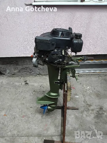 продавам извьнбордов  четеритактов двигател 5кс работещ и на газ пропан бутан с въздушно охлаждане, снимка 3 - Воден транспорт - 50164403