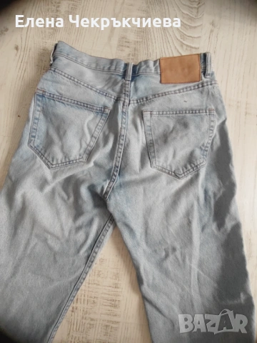 Дънки с висока талия, размер С, снимка 5 - Дънки - 54217064