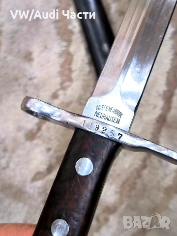 Швейцарски щик нож байонет K31 Schmidt Rubin М1918, снимка 6 - Антикварни и старинни предмети - 54093525