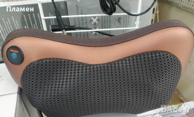 Масажираща възглавница за глава, кръст, ръце, крака, врат, 31.5х12х20см