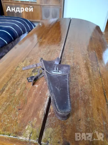 Стара кожена чантичка за велосипед,колело #6