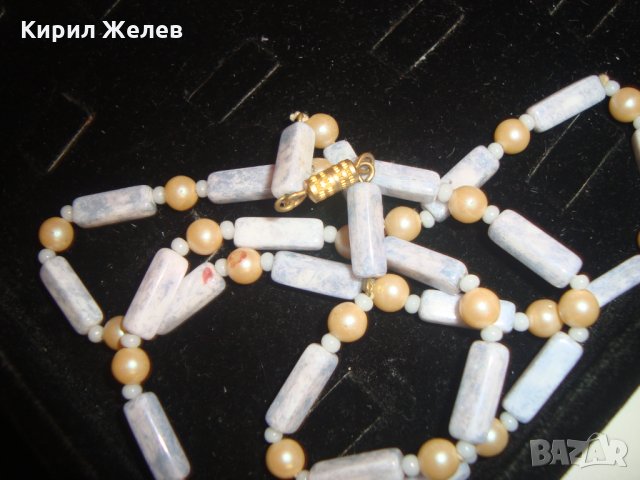 АРТ ГЕРДАН КАМЪНИ и ПЕРЛИ ВИНТИДЖ СТИЛ 14993, снимка 5 - Колиета, медальони, синджири - 30410831