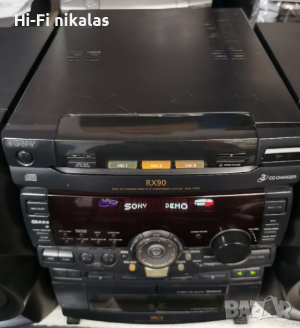 ПРОМО!! аудио система стерео уредба SONY HCD-RX90 + колони SONY SS-L80, снимка 3 - Аудиосистеми - 44553214