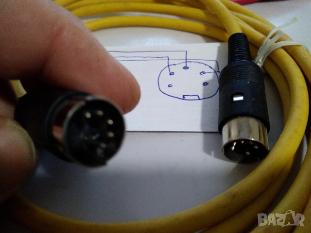 Кабел MIDI /петица/, снимка 3 - Друга електроника - 52598969