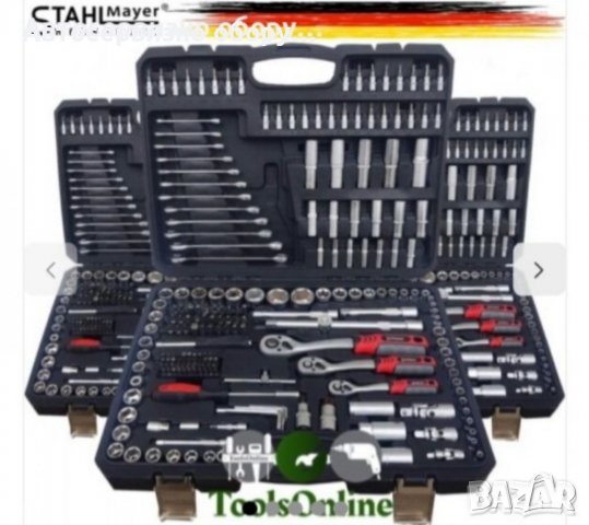 ПОДСИЛЕН КУФАР С ИНСТРУМЕНТИ STAHL MAYER 216 ЧАСТИ, снимка 1