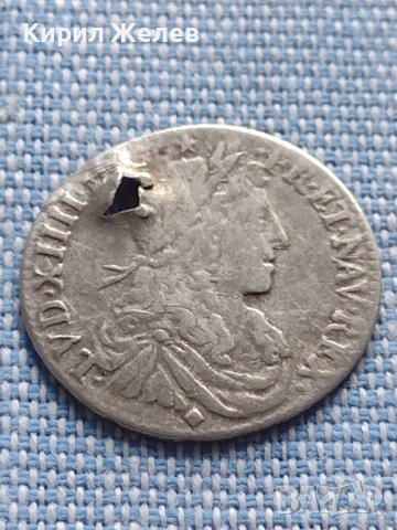 Сребърна монета 1/12 Екю 1662г. Луй четиринадесети Лион Франция 28459, снимка 7 - Нумизматика и бонистика - 42872200