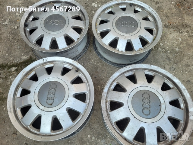 Джанти за аудиа4 15 цола 5 /112 много добре запазени без забележки , снимка 2 - Гуми и джанти - 52151318