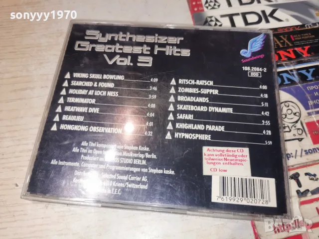 SYNTHESIZER GREATEST HITS 0409261809H2E8R, снимка 3 - CD дискове - 55953534