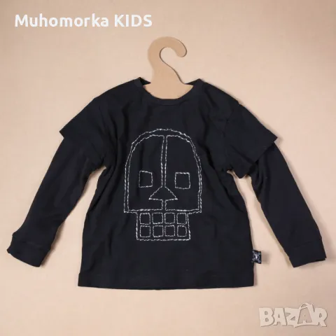 НАМАЛЕНИЕ! блуза NUNUNU череп 12-18 80-86 2-3 92-98 3-4 98-104 4-5 104-110 6-7 116-122 8-9 128 134