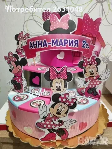 картонена торта мики маус, снимка 2 - Други - 48973483
