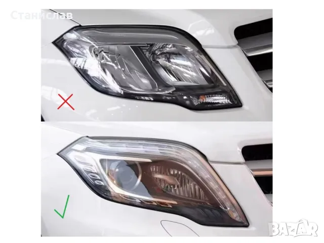 Дясна основа (корпус) за фар за Mercedes GLK-Class X204 Facelift (2008-2012)