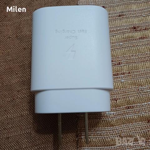 Fast charging адаптер + кабел type c - type c, снимка 4 - Оригинални зарядни - 52013267