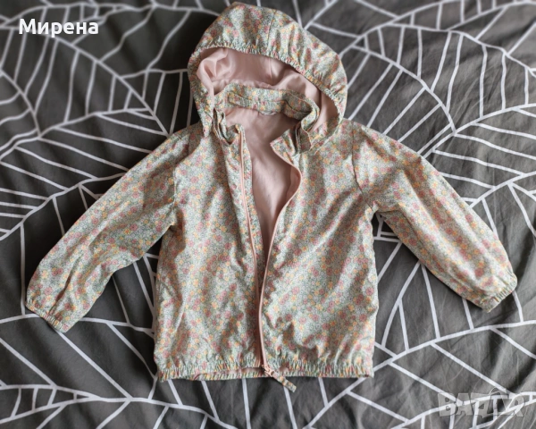 Пролетно-лятно шушлеково яке с подплата H&M, размер 92