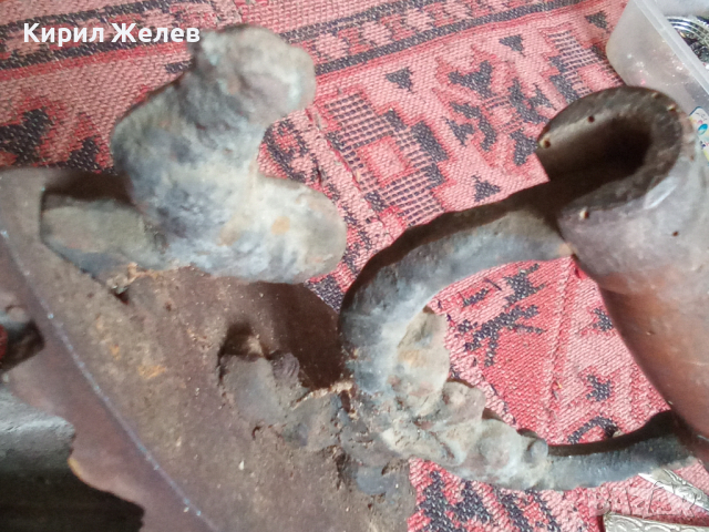 Стара чугунена ютия с въглища жар 26739, снимка 8 - Антикварни и старинни предмети - 36396805