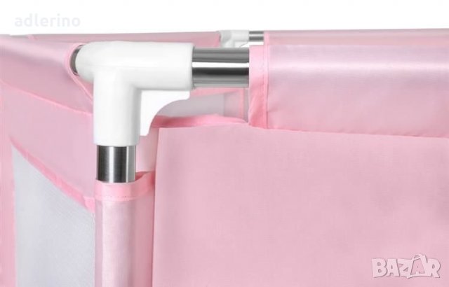 Текстилна площадка за игра, 115x65 см, розова, заградена зона за игра, безопасна постелка, снимка 4 - Кошарки - 34316457