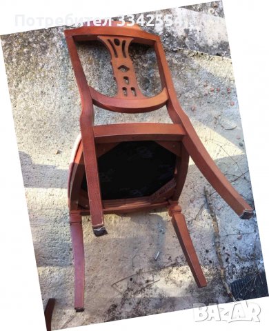 СТОЛ ДЪРВО ТАПИЦЕРИЯ МАСИВ АРИСТОКРАТИЧЕН-2 БР, снимка 7 - Столове - 38456916