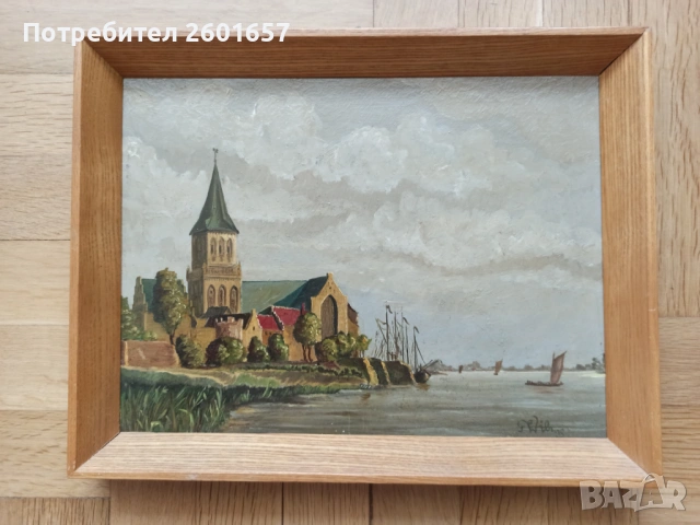 Стара западноевропейска картина. 