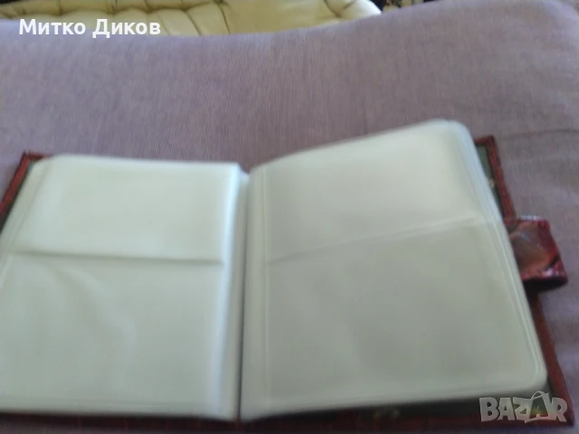 Desisan нов портфейл  визитник естествена кожа 126х113мм 40 прегради , снимка 8 - Портфейли, портмонета - 51423455