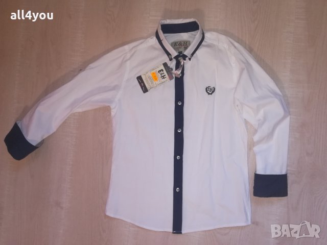 Нова официална бяла риза, снимка 2 - Детски ризи - 30066925