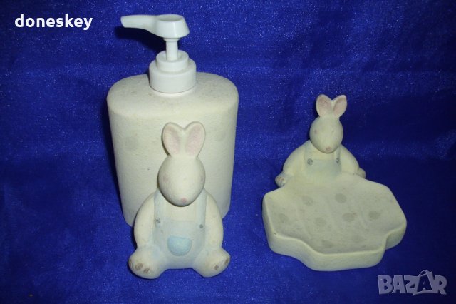 Комплект за баня "Зайчета", снимка 1