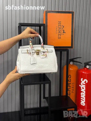 Hermes Birkin 25см 20 цвята, снимка 4 - Чанти - 55760165