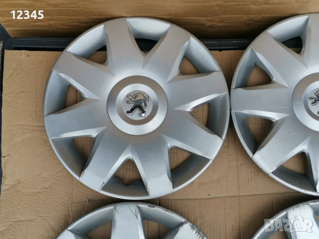 оригинални тасове за PEUGEOT/ПЕЖО 16” /1400295980 -№34, снимка 3 - Аксесоари и консумативи - 50613719
