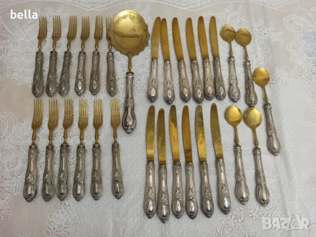 Сребърни стари прибори Солинген комплект 
