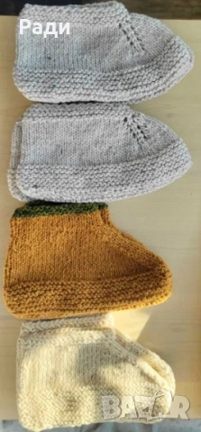 Продава домашни вълнени чорапи терлици ръчна изработка, снимка 8 - Други - 52025258