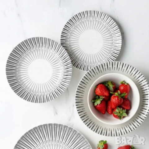 Сервиз за хранене 24 части, снимка 3 - Сервизи - 53278590