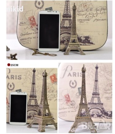 голяма Метална Айфелова кула Paris стауетка фигурка украса декор , снимка 4 - Статуетки - 30768718