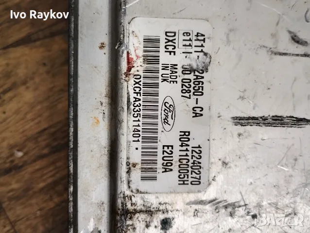 Компютър Двигател ECU , Ford Connect , 4T1112A650CA, снимка 4 - Части - 56257341