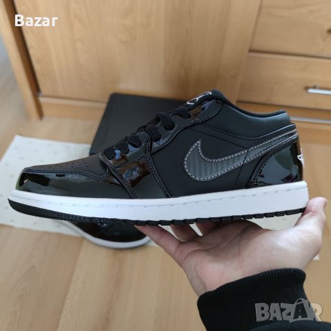 Nike Air Jordan 1 Low Carbon Black All Star размер 42 номер обувки маратонки черни кецове мъжки , снимка 9 - Маратонки - 39197684