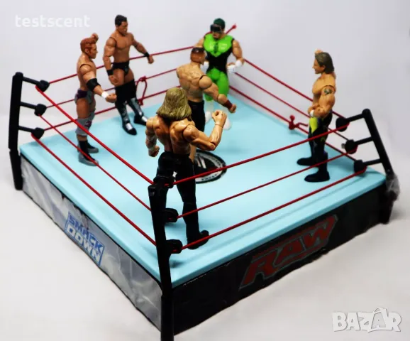 Ринг за играчки 2007 JAKKS PACIFIC WWE WORLD WRESTLING RAW SMACKDOWN ARMAGEDDON RING, снимка 2 - Колекции - 48200747