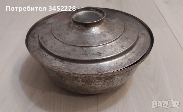 купа с похлупак медни ретро за ценители 