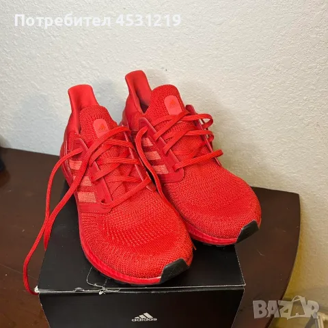 Adidas UltraBoost 20 Solar Red, снимка 4 - Маратонки - 56447635