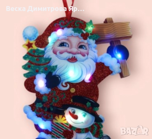 Коледен стикер за стъкло – празничен блясък за вашия дом, снимка 2 - Декорация за дома - 47959204