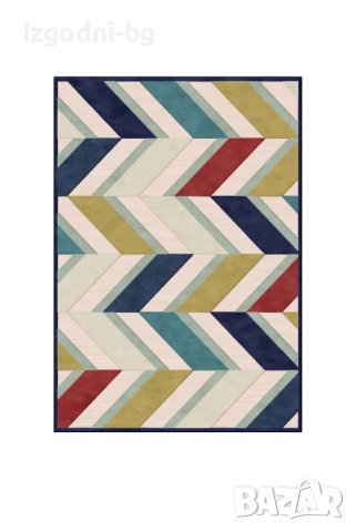 Ефектен цветен килим с геометрични фигури. Различни размери! в Килими в гр.  Бургас - ID42711632 — Bazar.bg