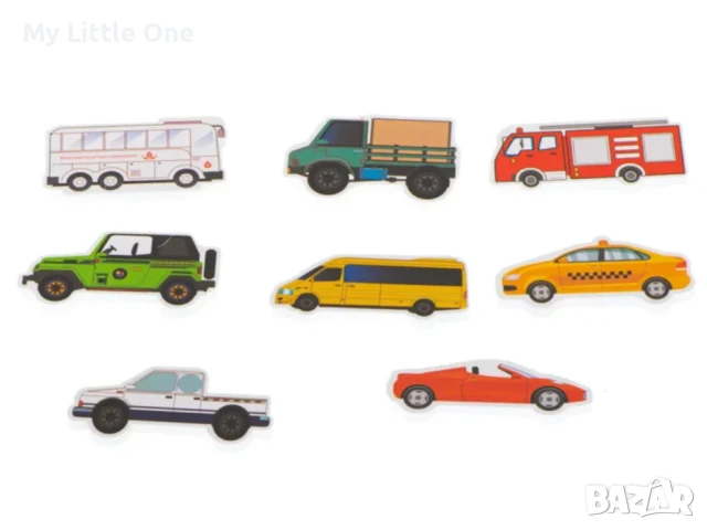 Комплект меки играчки за баня с коли, снимка 2 - Игри и пъзели - 51006568