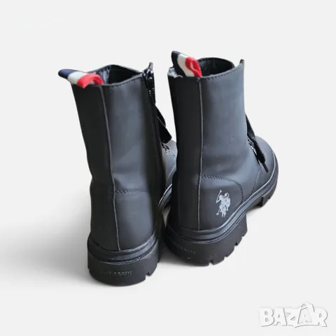 Черни боти U.S. Polo Assn., снимка 3 - Дамски боти - 56105907