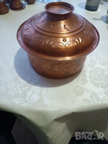 Стара медна тенджера медна изработка