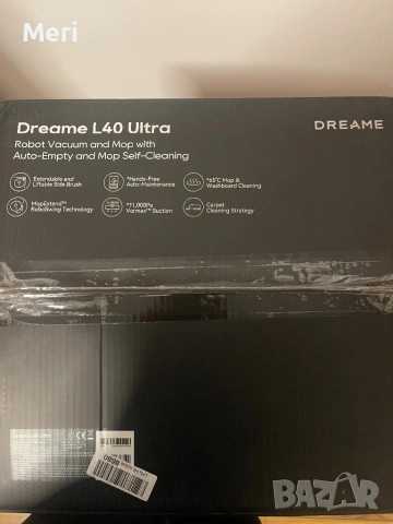 Прахосмукачка робот Dreame L40 Ultra с функция за моп, снимка 5 - Прахосмукачки - 53163800