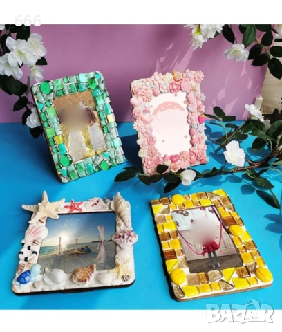 Дървена рамка за снимки, празна, „Направи си сам“ рамка за рисуване, арт декор 16.5 см / 13.5 см, снимка 4 - Други стоки за дома - 53877615