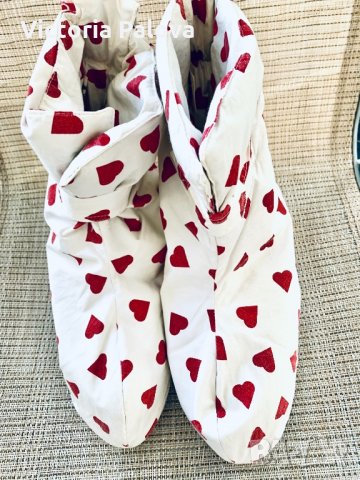 Домашни пухени ботуши за зима,Швеция, снимка 8 - Пантофи - 34102630