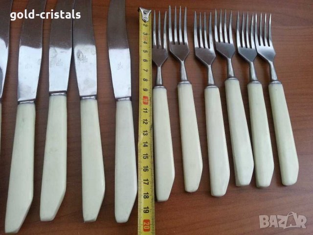 Руски прибори за хранене вилици и ножове, снимка 3 - Антикварни и старинни предмети - 31236957